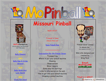 Tablet Screenshot of mopinball.com